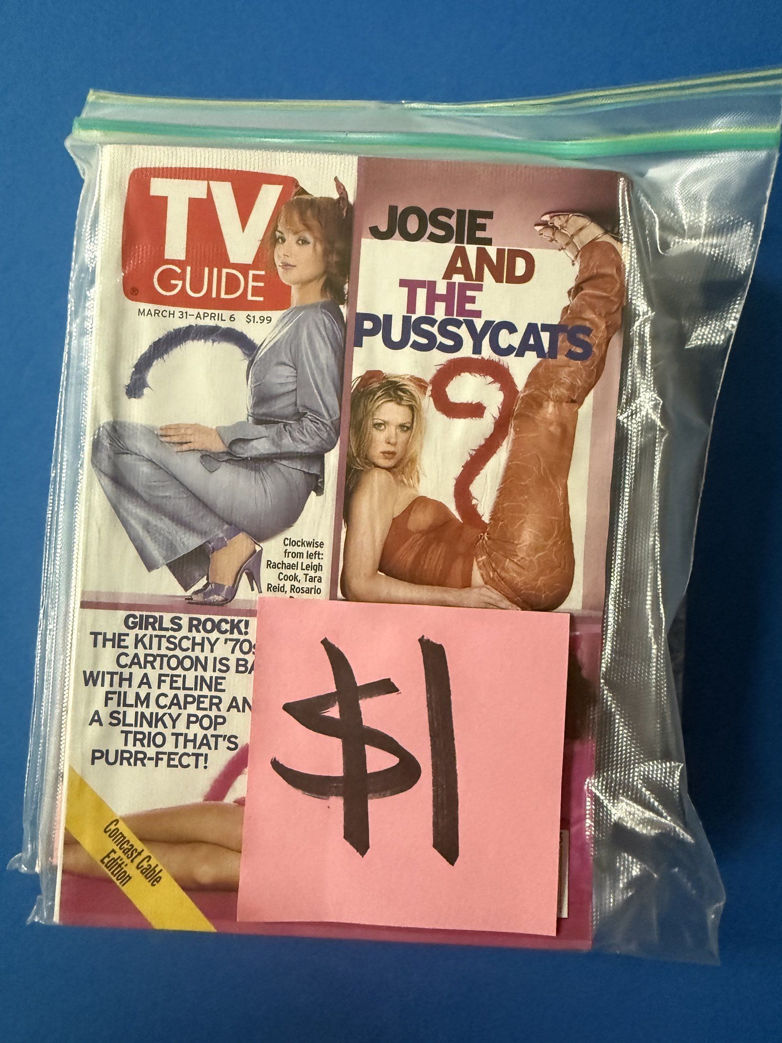 TV Guide Josie and the Pussycats #March 31-April 6