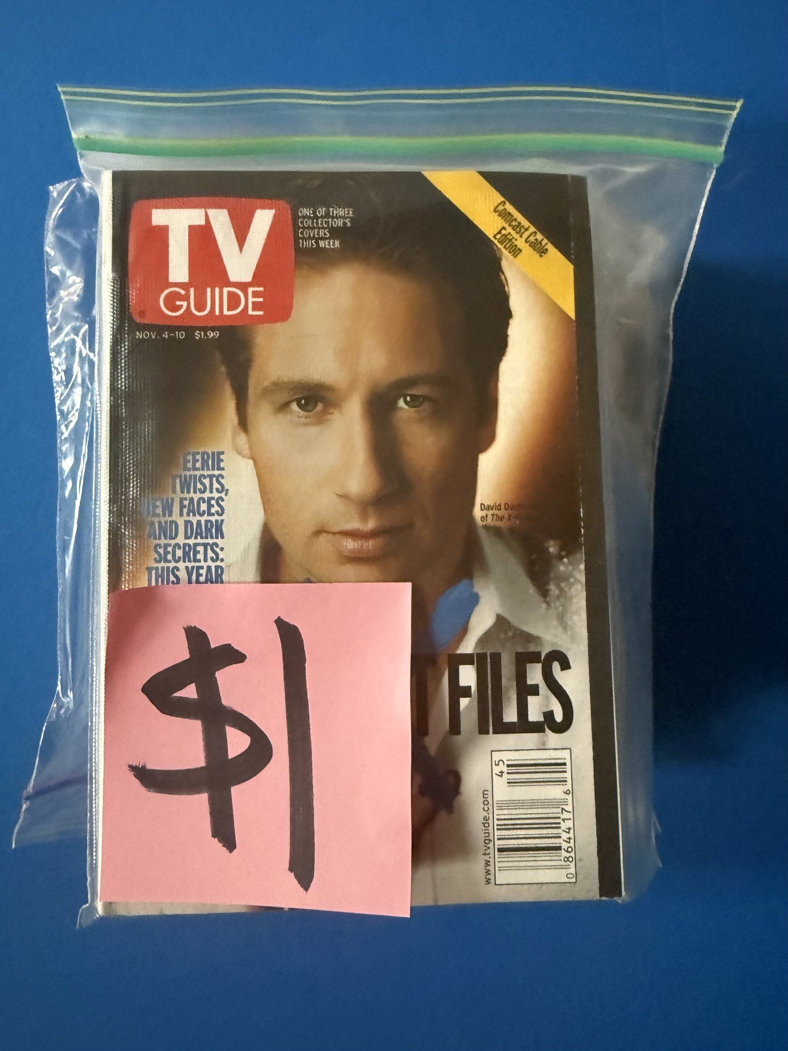 TV Guide Xfiles Nov. #Nov 4-10