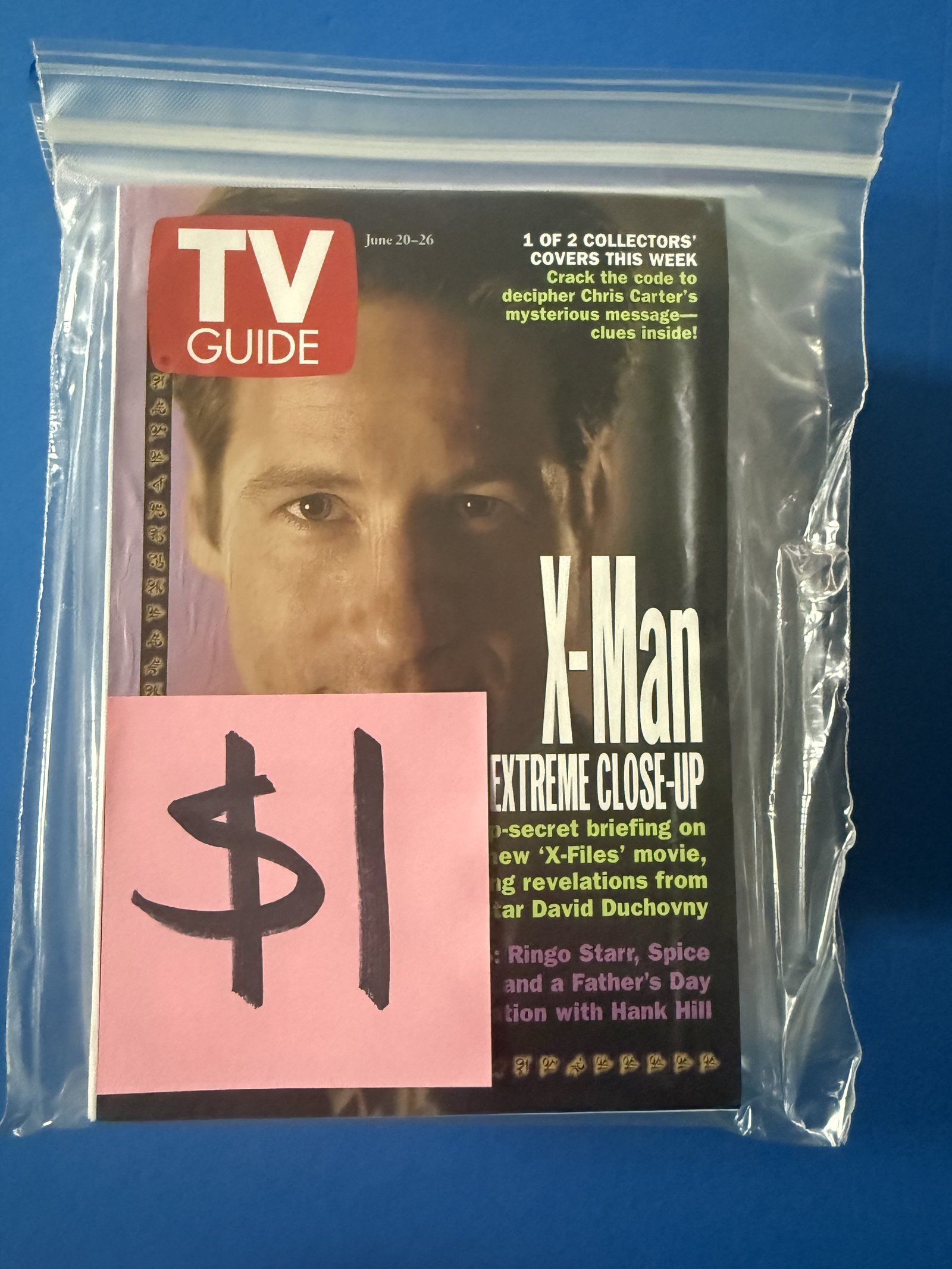 TV Guide X-Man Xfiles #June 20-26