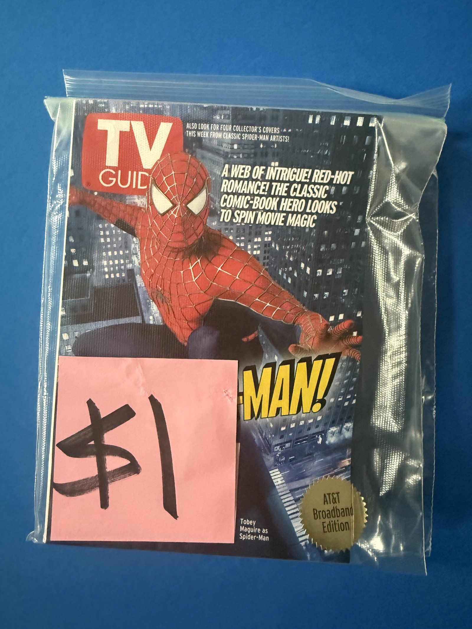 TV Guide Spiderman #AT&T Broadband Edition