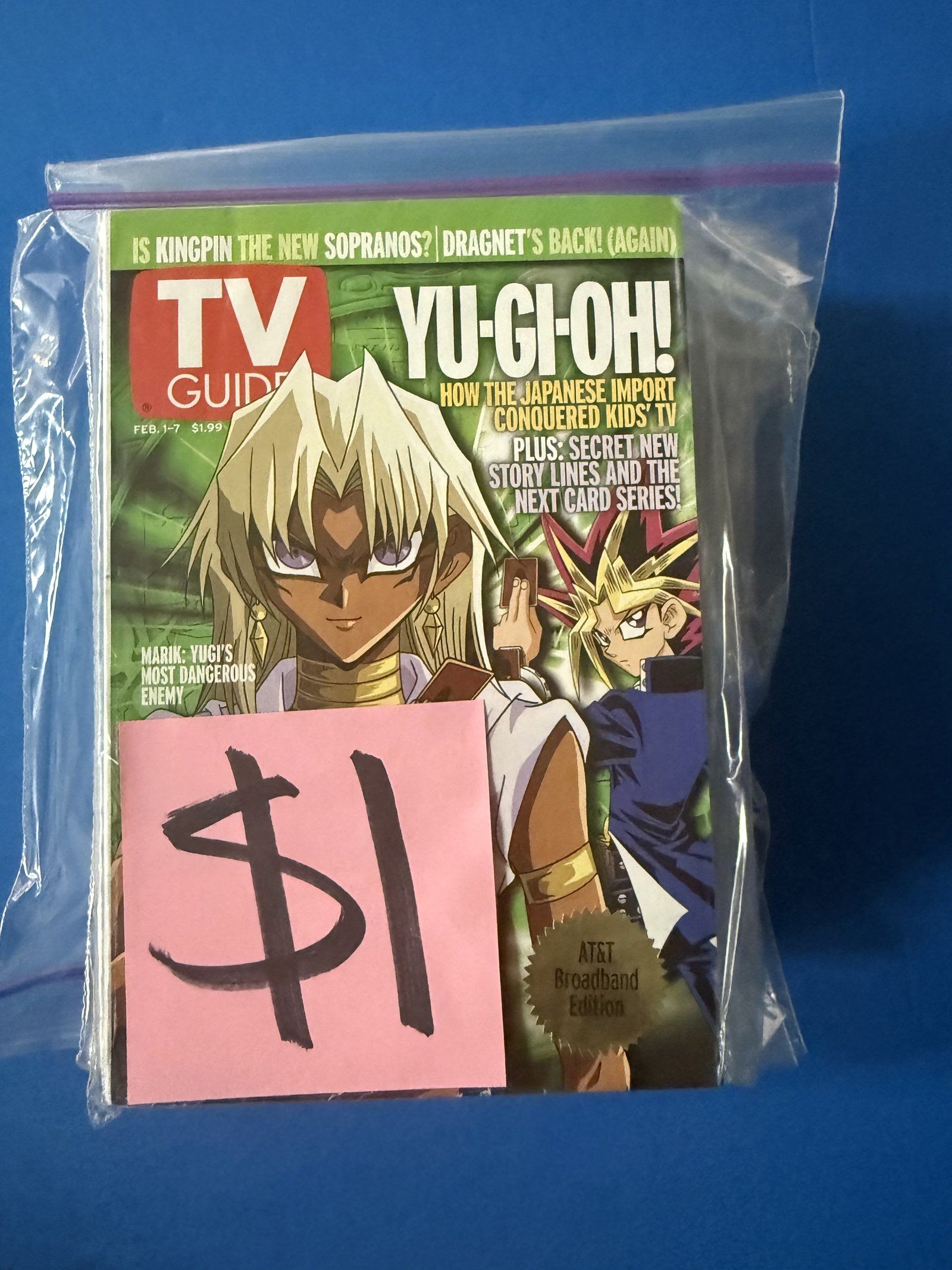 TV Guide Yu-Gi-Oh Feb #Feb. 1-7